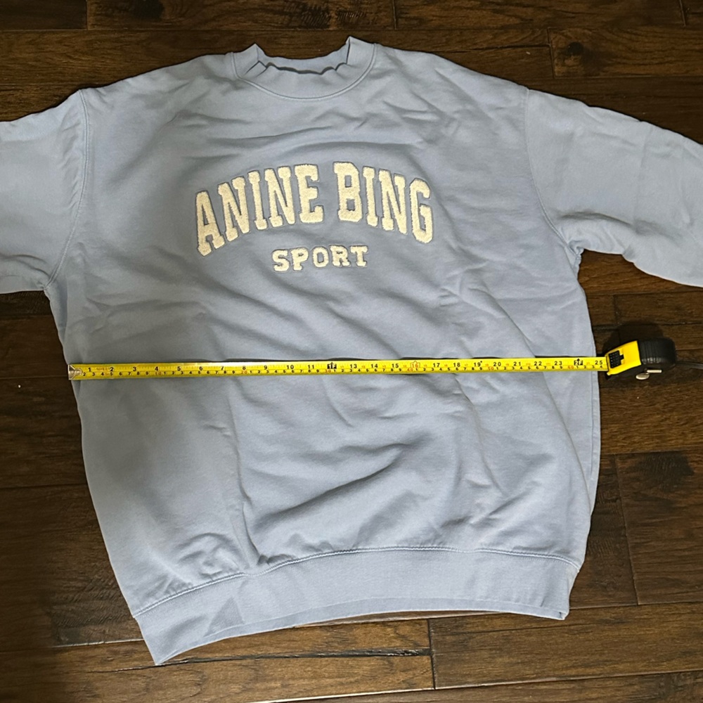 Anine Bing Light Blue Sweatshirt - Picture 7 of 9